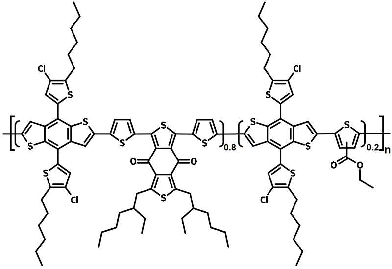 Chemical structure of PBDB-TCl-T1