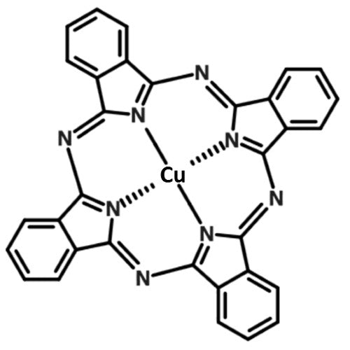 Copper phthalocyanine chemical structure