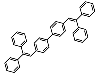 Chemical structure of DPVBi