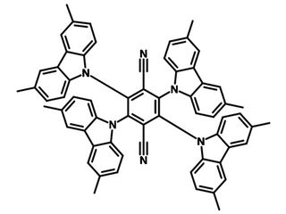 Chemical structure of 4CzTPN-Me