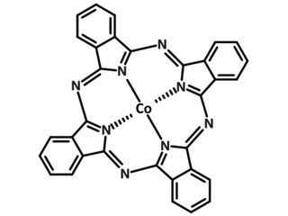 Chemical structure of Cobalt phthalocyanine (CoPc)