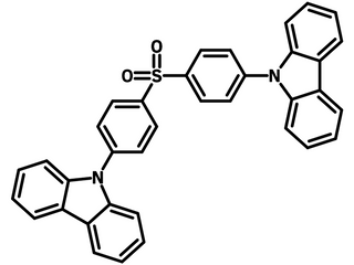 Chemical structure of Cz-DPS