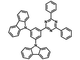 Chemical structure of DCzTRZ