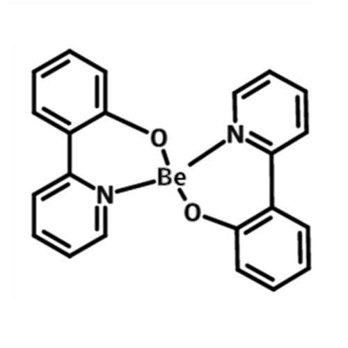 Chemical structure of Bis[2-(2-hydroxyphenyl)pyridinato]beryllium