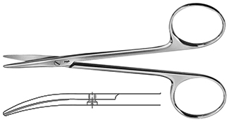 Dissection & Strabismus Scissors, Curved